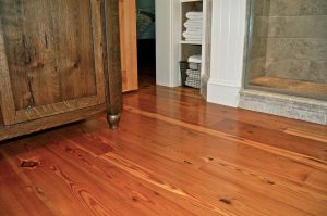 Antique Heart Pine Flooring, Farmhouse Grade - Site-Finished