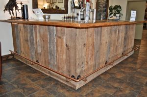 Cochrans Antique Barnboard Bar Paneling