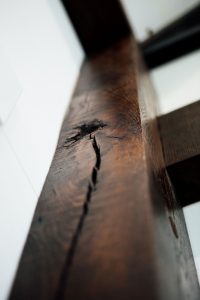 image of Classic wood beam in corner notch